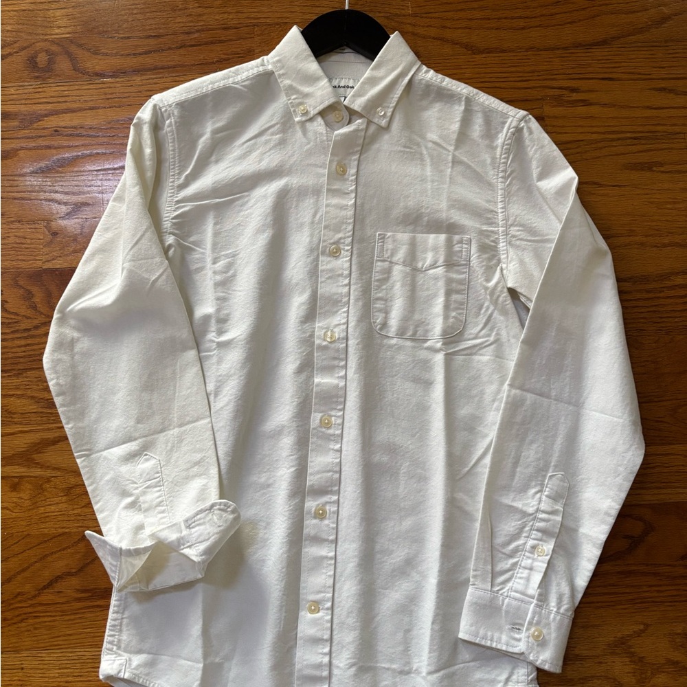 Frank and Oak White Men's Shirt